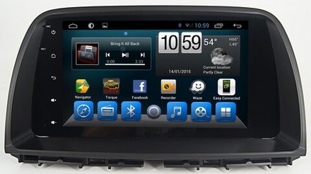 Магнитола для Mazda CX-5 2011-2017 - Carmedia KR-9015-S9 на Android 8, 8-ЯДЕР, 4ГБ-64ГБ, SIM-слот