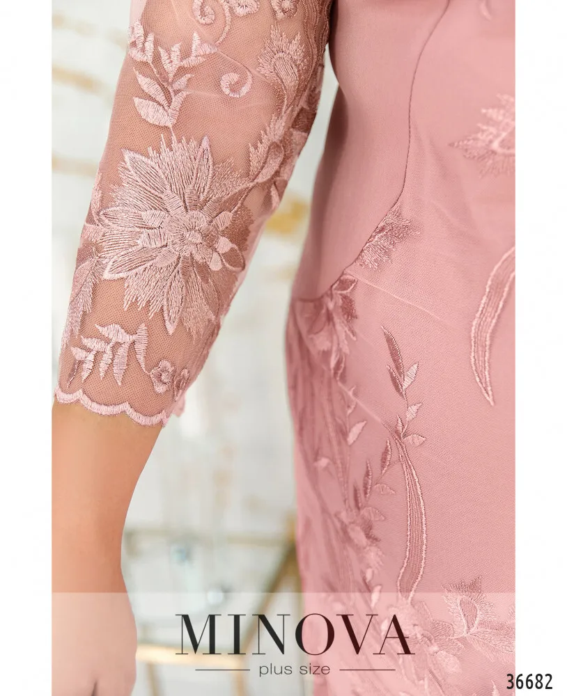 Платье 385СБ-пудра Minova