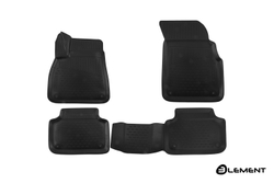 Коврики 3D в салон AUDI Q7 ||, 2015-, SUV, 4 шт. (полиуретан) Element.ELEMENT3D0426210K