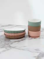 Фарфоровая миска на силиконовой присоске, Hazelnut