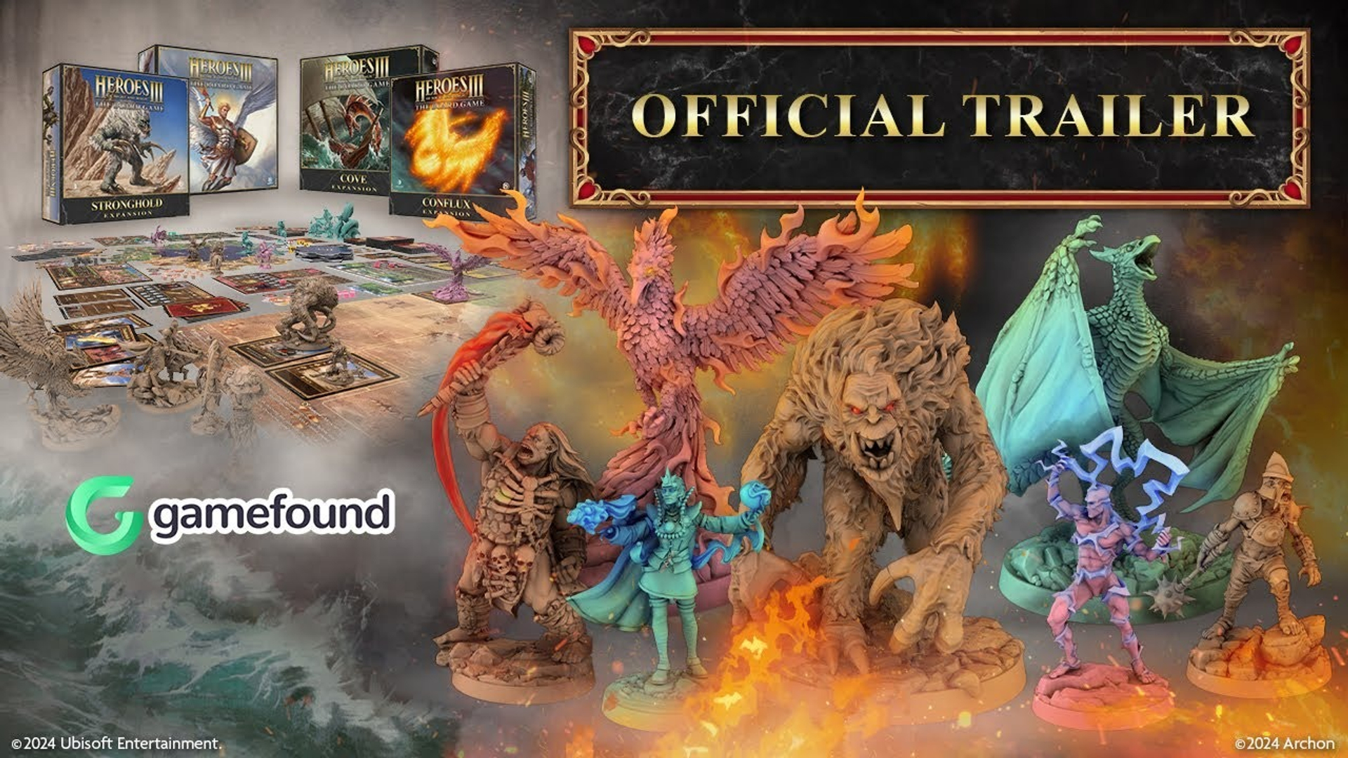 Heroes of Might & Magic III: The Board Game - Stronghold, Conflux & Cove Expansions