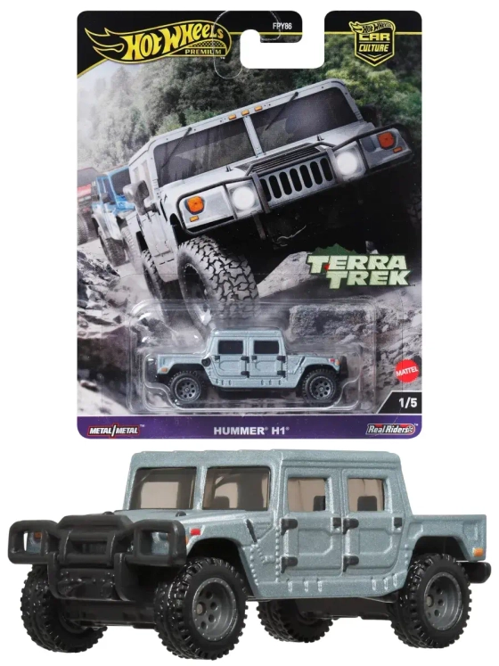 Машинка Хот Вилс Премиум Hummer H1 FPY86 HRV90