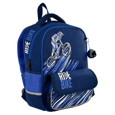 Рюкзак 28х37,5х13,5см 1отд. жестк.спинка "Райд байк" (Феникс+)