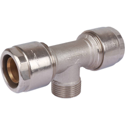 Тройник с наружной резьбой Prandelli 32х3,0х1''