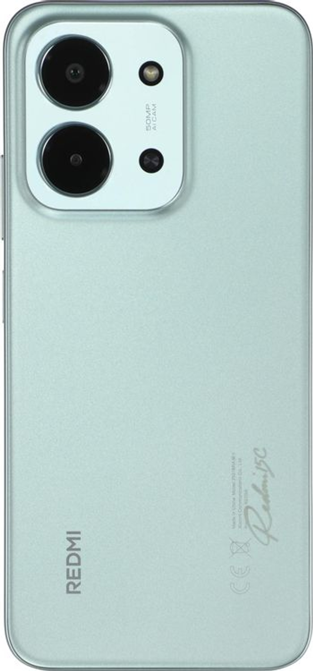 6.9" Смартфон Xiaomi REDMI 15C 4/128Gb,  NFC,  IPS,  120Гц,  6000мAч,  мятный зеленый