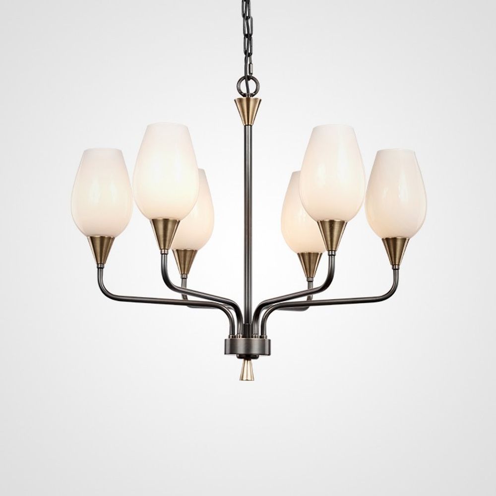 Подвесная Люстра Viola Milk 6 By Imperiumloft
