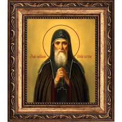 Сисой Печерский Преподобный схимонах. Икона на холсте.