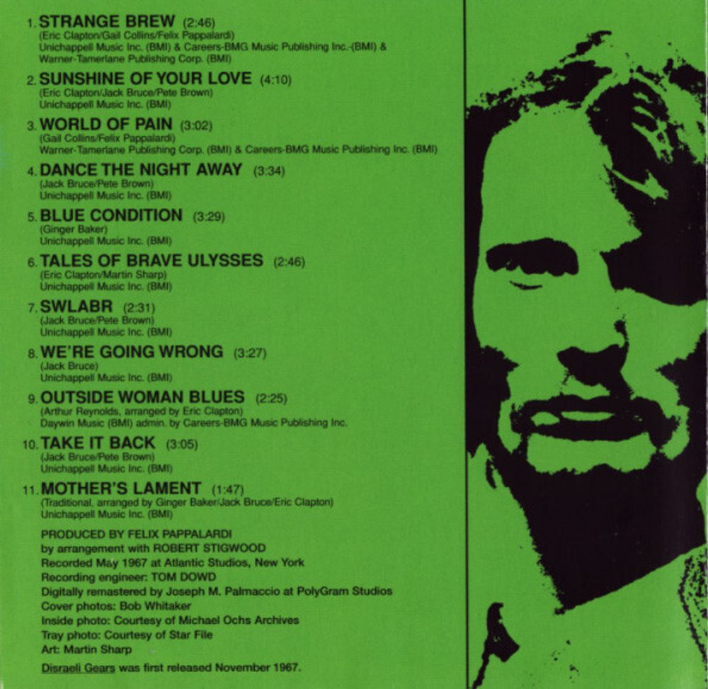 Cream. Disraeli Gears (CD)