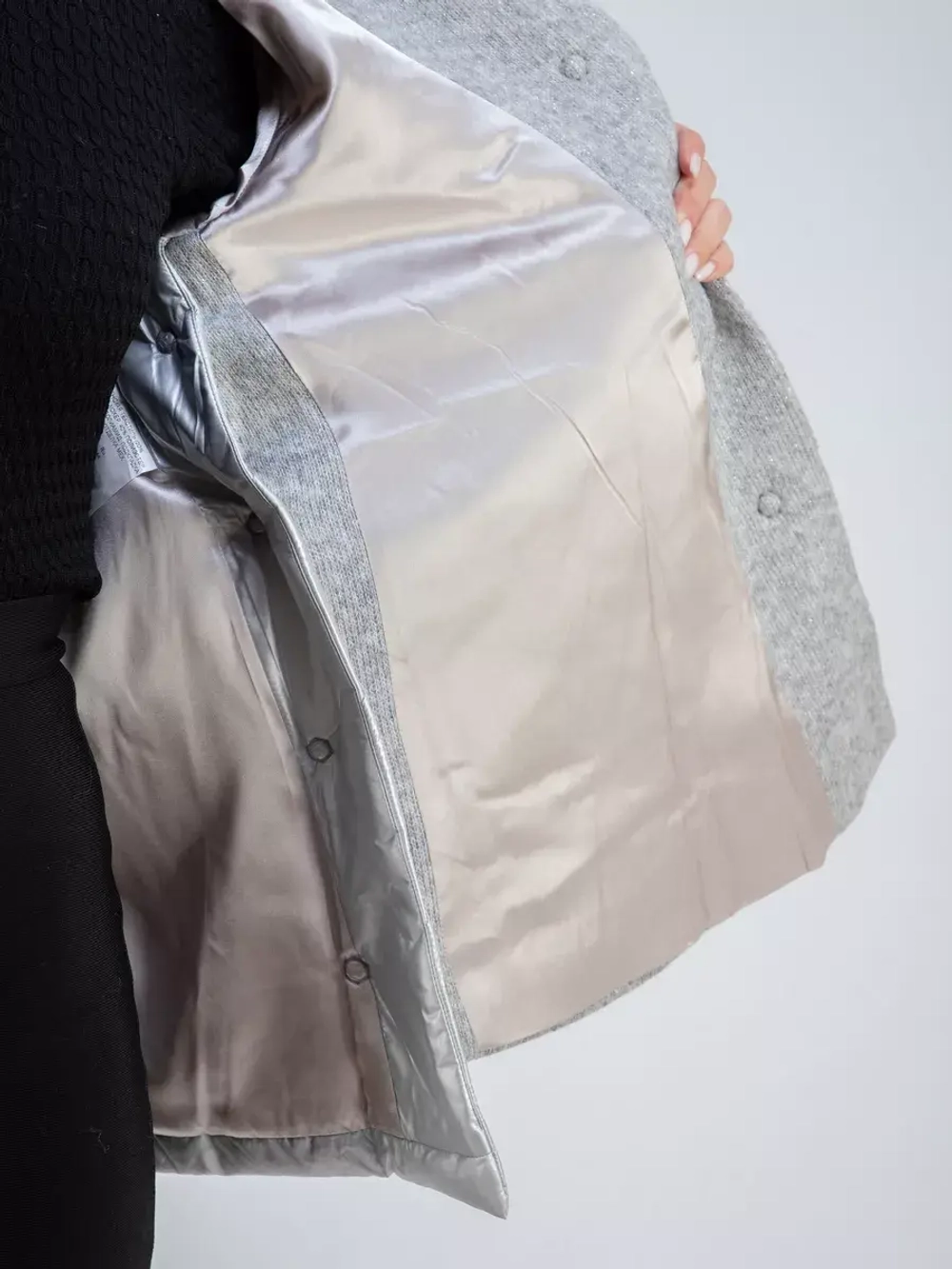 Пальто демисезонное короткое полупальто