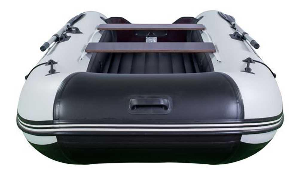 Лодка пвх riverboats (ривербот) rb - 430 (нднд) (цвет: белый/серый)