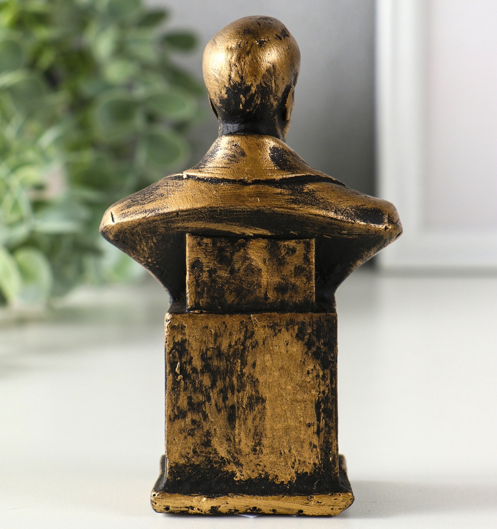 Бюст декоративный «Дзержинского Ф.Э.», гипсовый, 12×7.5×4.5 см. 10928468