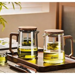 Чайник 500 мл с фильтром типод Гунфу термостекло магнитный механизм слива P.L. Proff Coffee