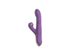 Силиконовый вибратор с возвратно-поступательной стимуляцией SW24126-purple