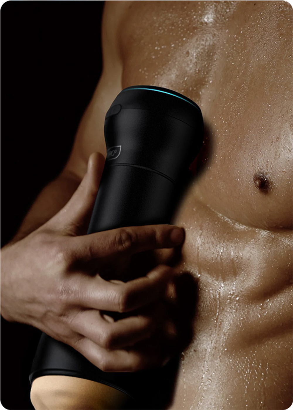 Мастурбатор + интерактивная насадка Kiiroo Interactive Feel Victoria Mouth + Power Blow