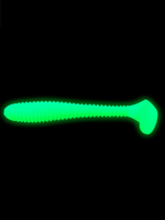 Виброхвост Helios Catcher 3,55"/9 см Black & Pearl 5шт. (HS-2-028)