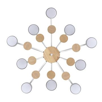 8196/10C COMFI LN25 262 белый, металл/дерево/пластик Потолочный светильник LED GX53 10*9W 220V RONDO