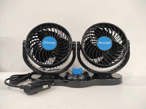 HX-T311 (12 вольт) / Вентилятор салонный на липучке, 12,5 см, 12V (1 шт.)