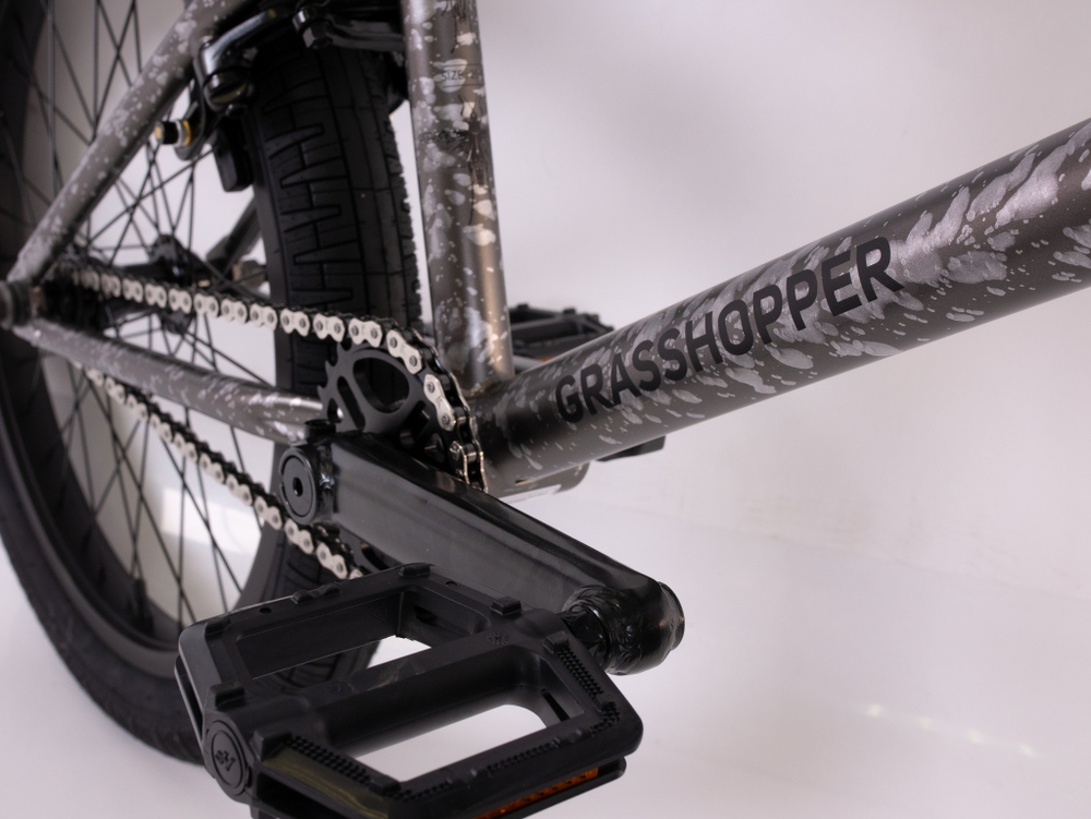 Велосипед BMX Tech Team Grasshopper 20"х20,8"  2024 серый