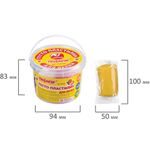 Пластилин на растительной основе (тесто для лепки) ПИФАГОР, 7 цветов, 420 г, пластиковое ведро, 104545