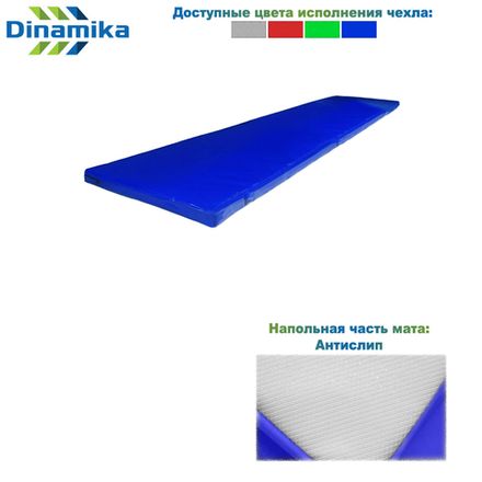 Мат гимнастический 2000х500х50 тент-антислип (ппу)
