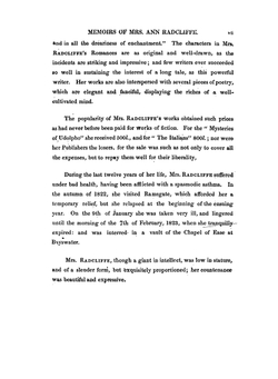 The mysteries of Udolpho | Ann Ward Radcliffe