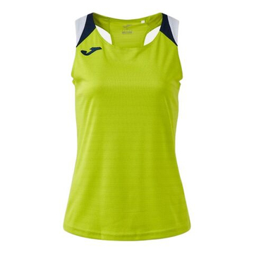 Женский топ теннисный Joma Terra Tank - lime/dark navy