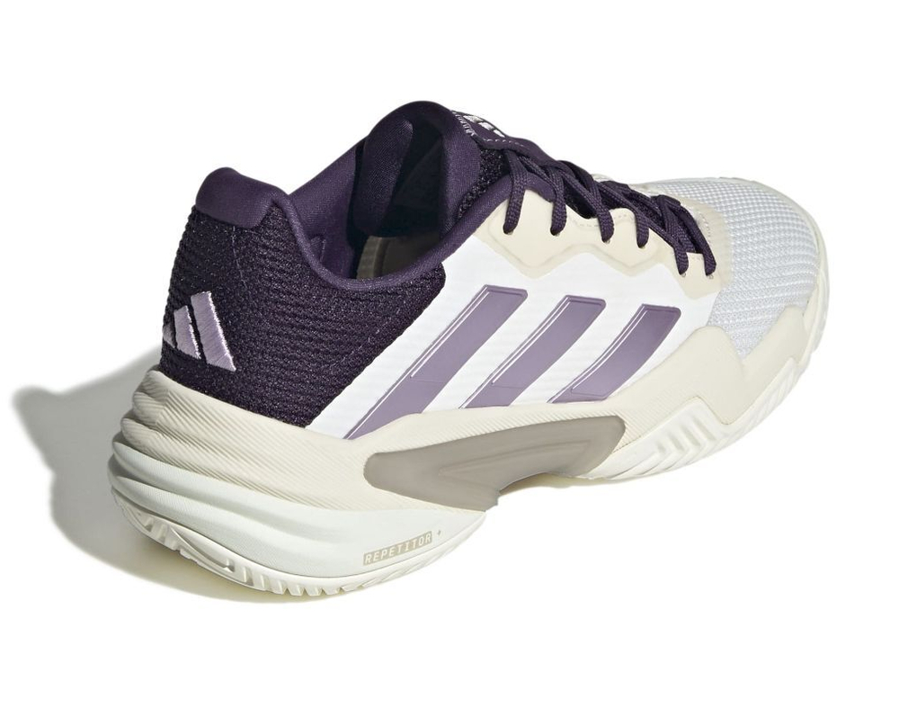 Женские теннисные кроссовки Adidas Barricade 13 W - core white/powder plum/aurora plum