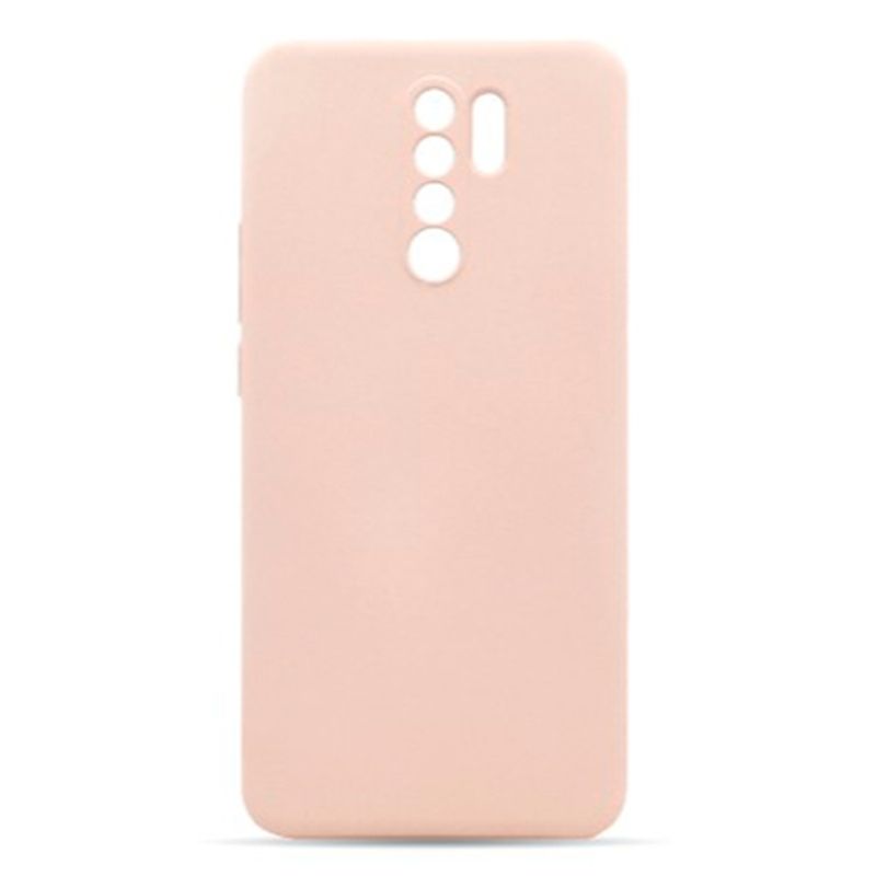 Силиконовый чехол Monarch Premium для Redmi 9 (Пудровый)