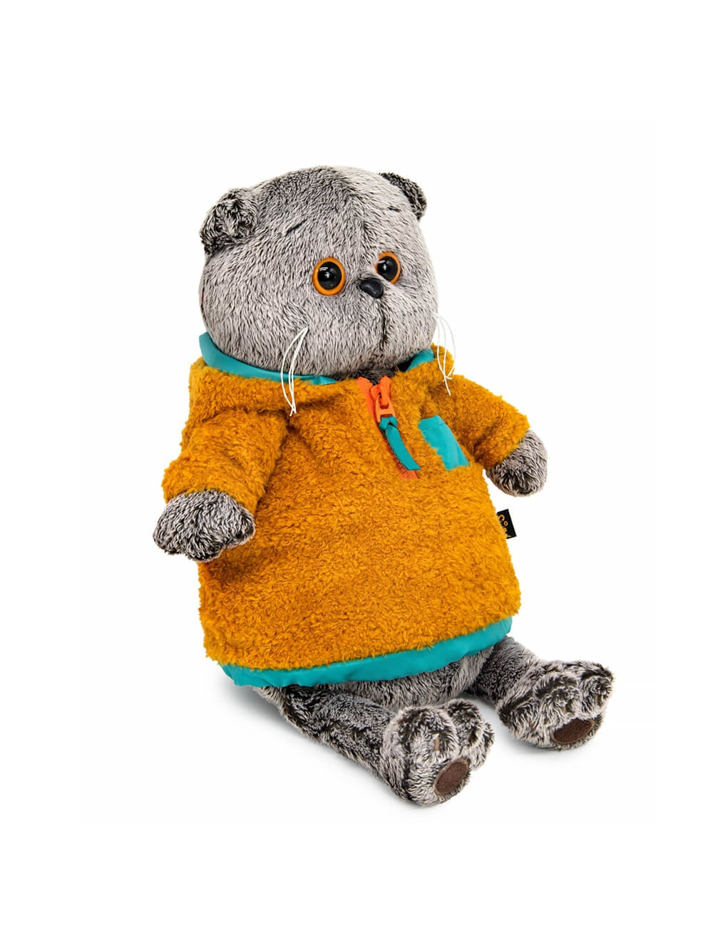 Мягкая игрушка Кот Басик в анораке 22 см Ks22-297