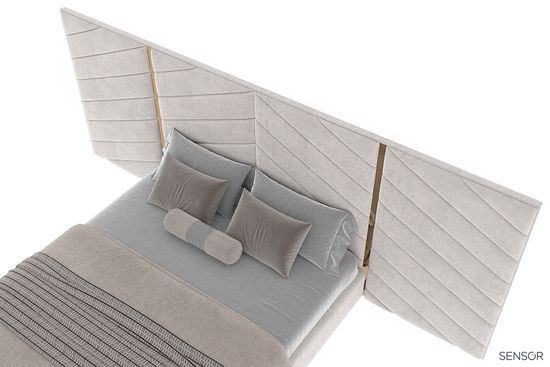 Кровать Альберо с широким изголовьем