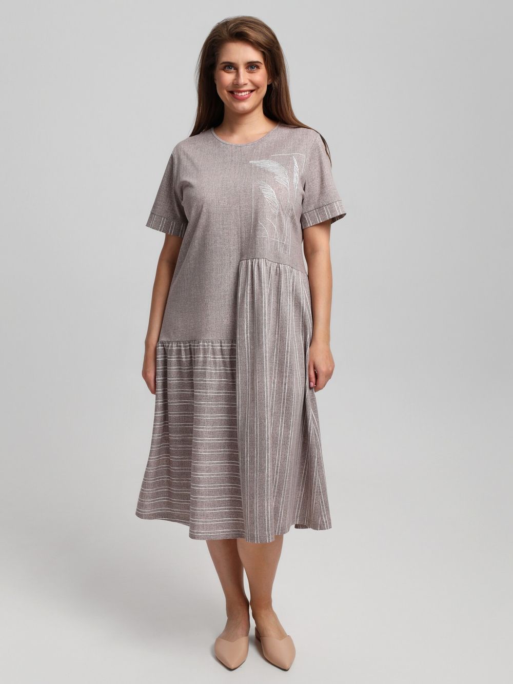 Платье Баронесса-1 Виотекс БЕЖЕВЫЙ