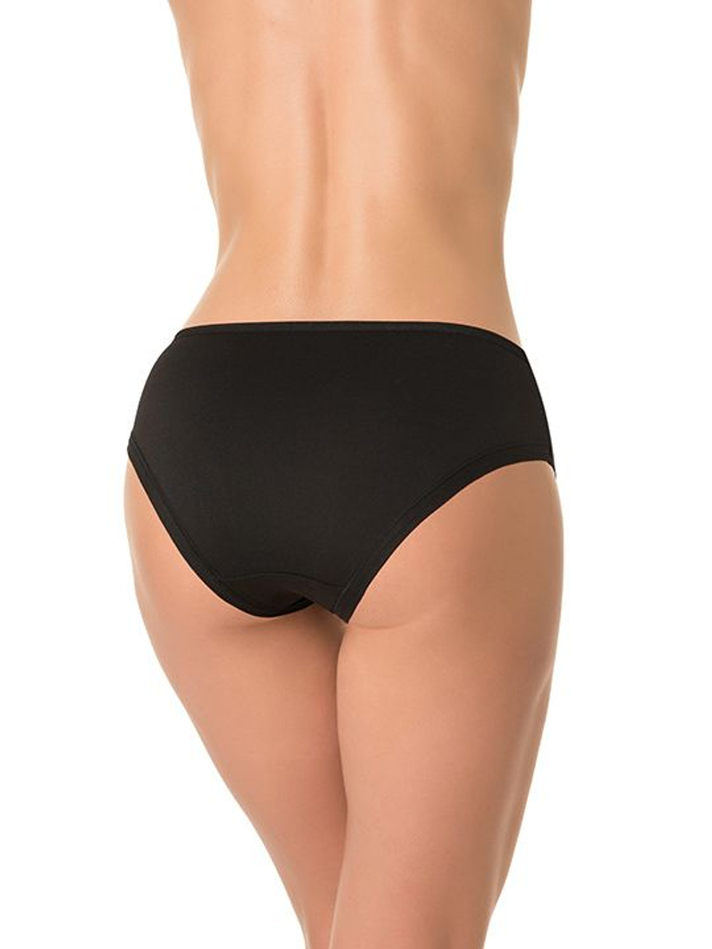 Бамбуковые трусики-слипы (Размер: M) (Цвет: черный)