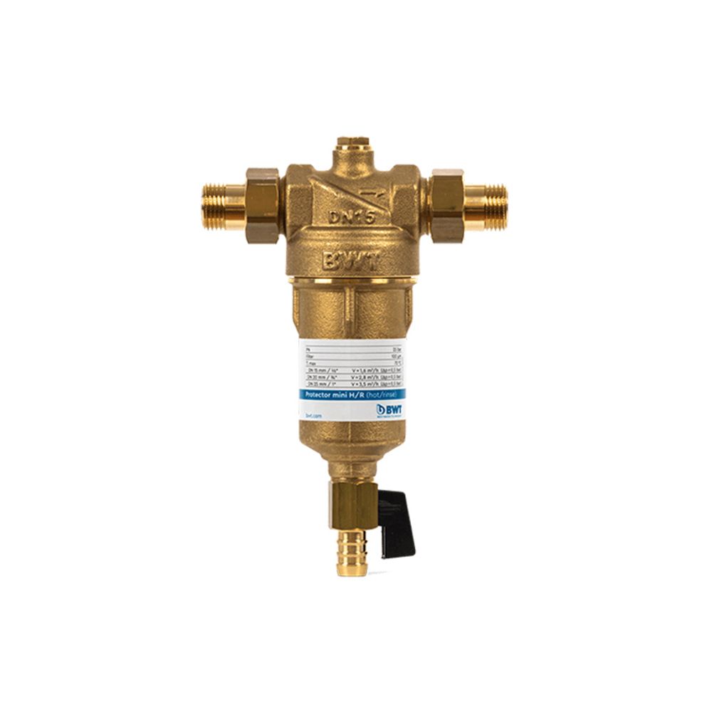 Фильтр механической очистки горячей воды BWT Protector mini H/R, G 1/2&quot;