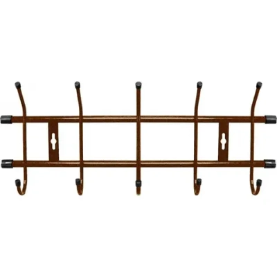 Вешалка настенная 470*180*67 (5 крючков) медный антик ВН5/А