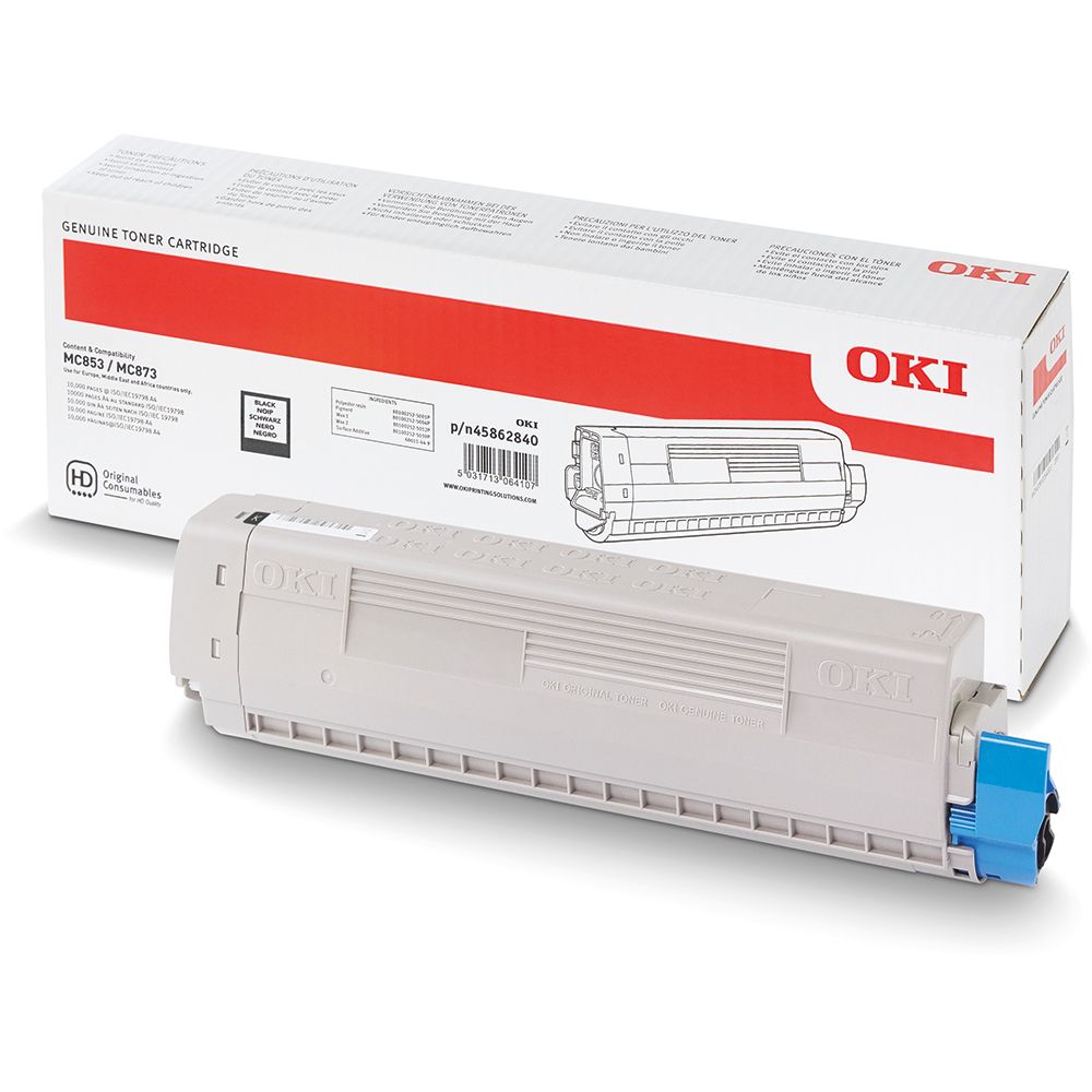 Тонер-картридж Oki MC853/MC873/MC883 black (7K) 45862852/45862840
