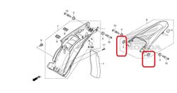 64266-MG9-770. GROMMET, SPEAKER PANEL. Honda