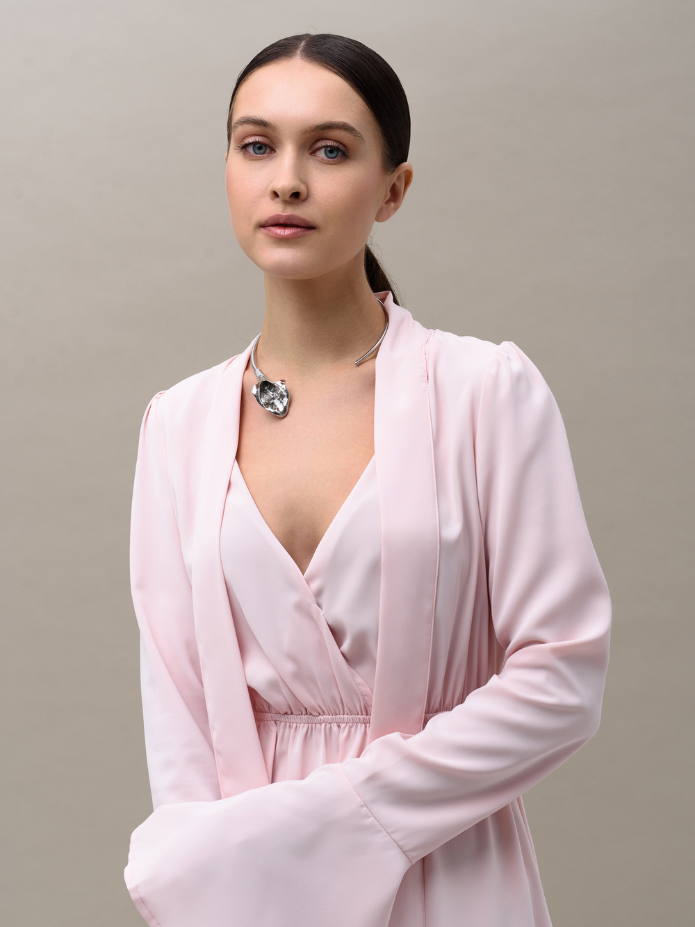 Обруч "Lily" Silver