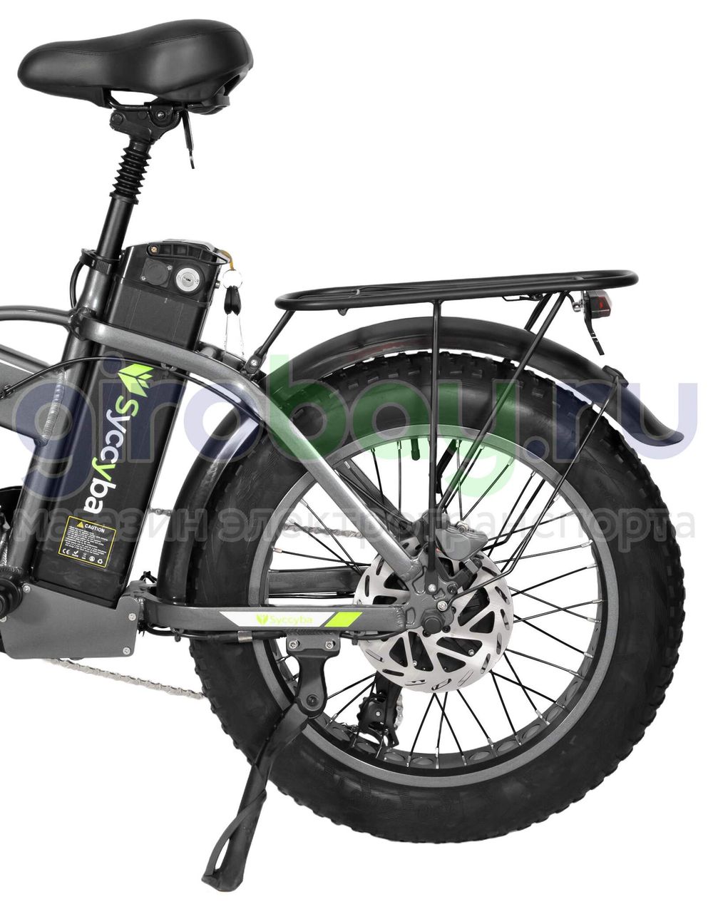 Электровелосипед Syccyba F10 Pro 2025 года (48V/15Ah) - Серый обод фото №6