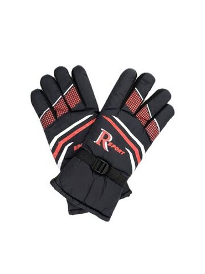 Зимние перчатки утепленные красные (201589065-2)