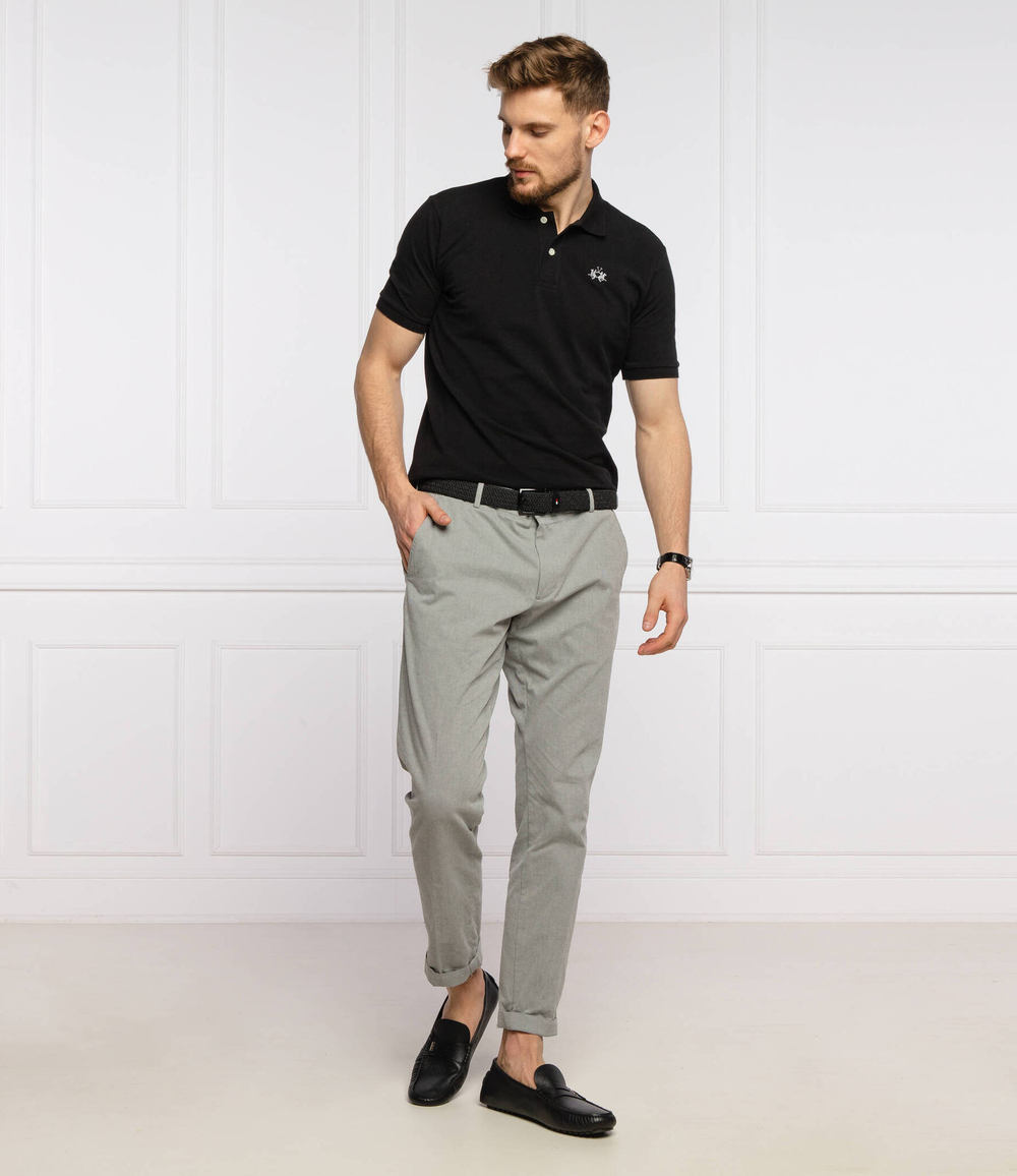 поло La Martina - черный(BPMP01 PK031)