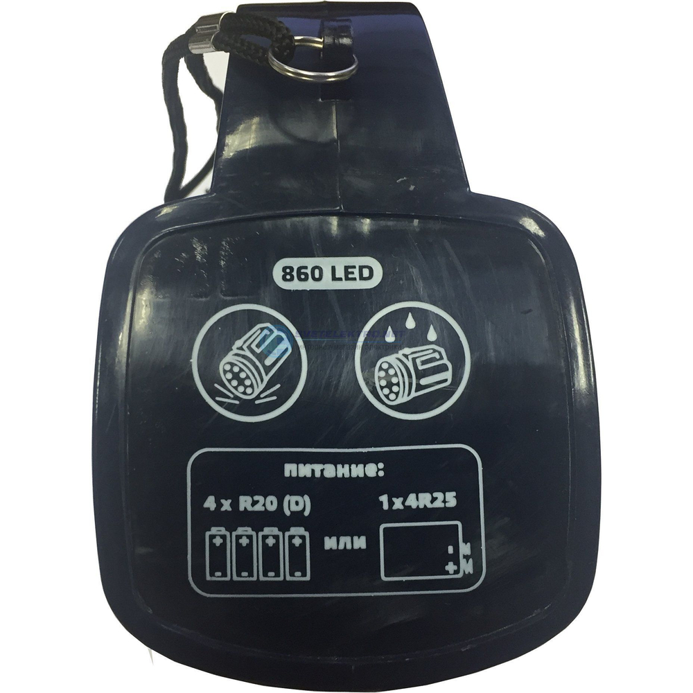 Светодиодный фонарь 19хLED, питание от 4хR20 КОСМОС KOC860LED