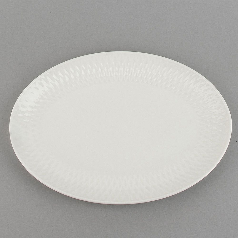 Блюдо сервировочное " " 27,5*19*2,5см. (min4) (фарфор) (транспортная упаковка)