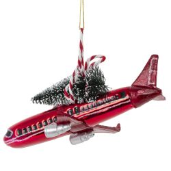GAEM Украшение новогоднее "Самолёт", L16,5 W12,5 H5,5 см