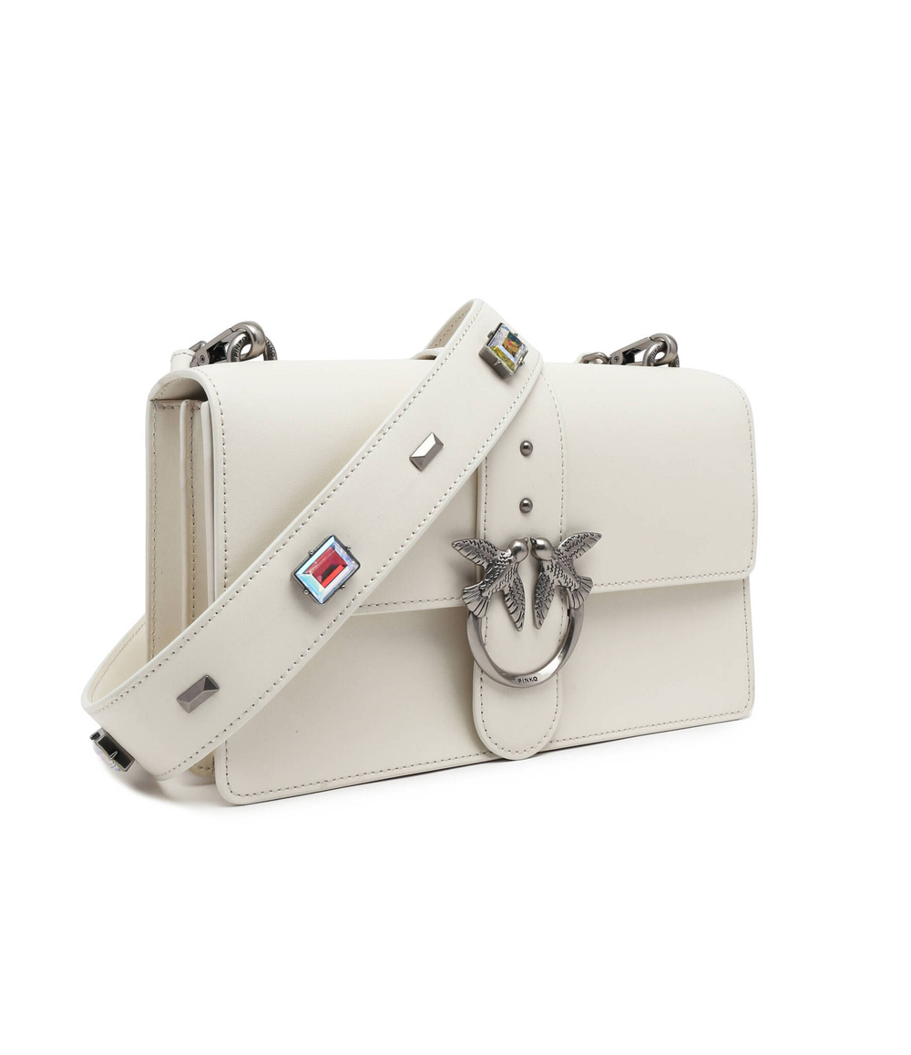Кожаная сумка через плечо LOVE ONE CLASSIC FL VITELLO SE Pinko - белый(100057 A0F1)