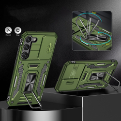 Чехол Safe Case с кольцом и защитой камеры для Samsung Galaxy S25