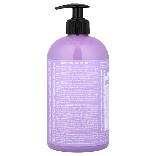Dr. Bronner's, 4-in-1 Organic Sugar Soap, Lavender, 24 fl oz (710 ml)