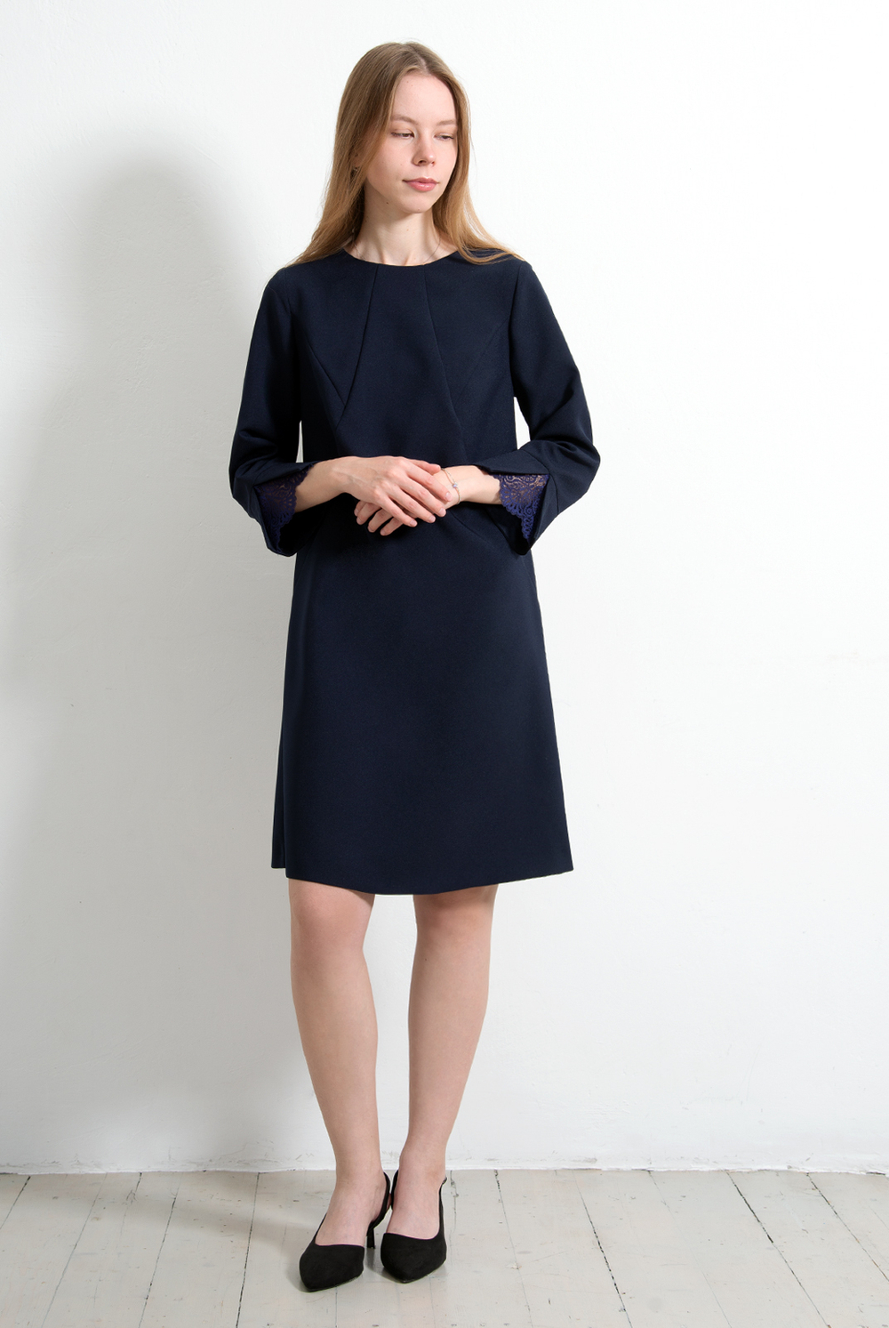 Платье женское 3798ЛП, чернильный #513Чер053798ЛП