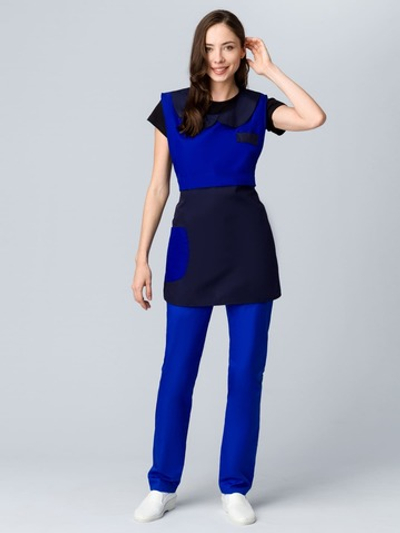 Фартук-сарафан Монро (тк.ТиСи), т.синий/васильковый