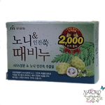 Отшелушивающее и успокаивающее мыло для тела Mukunghwa с экстрактом Нони, 90 гр.