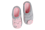 Тапочки FunFur Кот Розовый 38-39 Серый